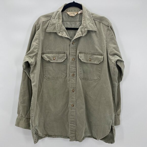 Cabela’s Vintage Long Sleeve Button Down Cotton Shirt Men’s Size XL - Picture 1 of 8